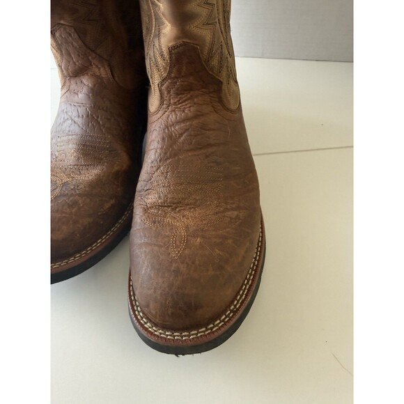 Laredo Men\'s 12 D Pinetop Western Boot 7905 Blemish Worn Leather Country Cowboy main image 10